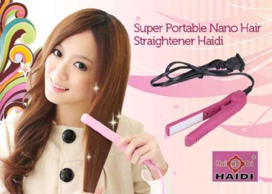 Catok Mini Haidi Pelurus Rambut