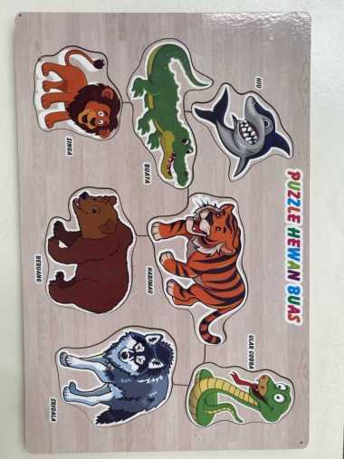Puzzle Hewan Laut, Puzzle Burung, Puzzle Hewan Buas, Hewan Ternak hewan buas