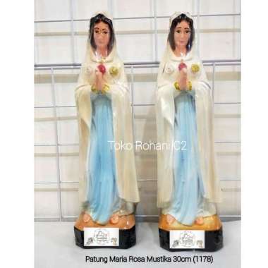Patung Maria Raso Mustika 30cm (1178) - Patung Maria - Patung Rohani
