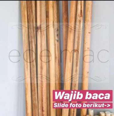 Kayu Dowel Macrame D. 2.5cm 1.6 m