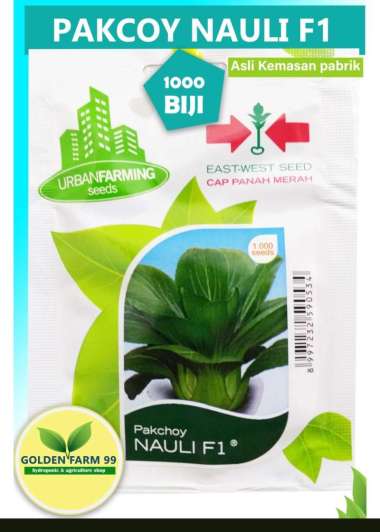 Benih / bibit pakcoy hidroponik 1 pouch isi 1500 seed