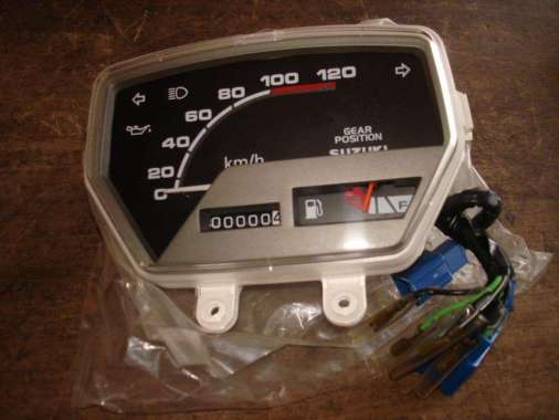 Speedometer Assy Suzuki RC100 Spirit Bravo Original Suzuki White