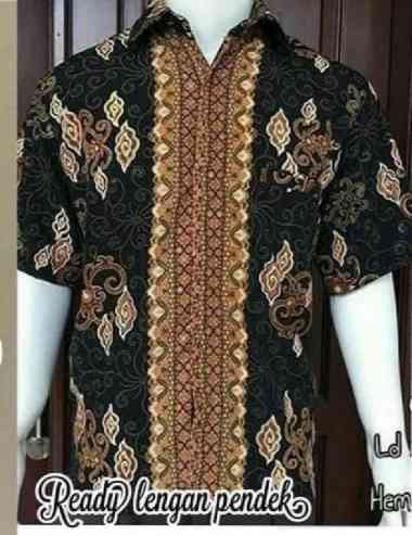 Kemeja Batik Lengan Pendek Mega Mendung