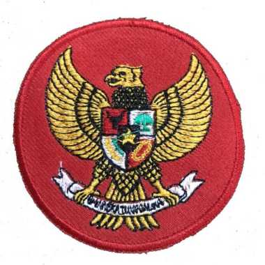 Logo emblem / patch bordir garuda timnas indonesia