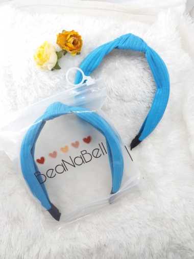 Bando Simpul Model Korea Bando Kualitas Premium BIRU