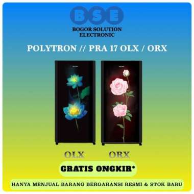 Kulkas 1 Pintu Polytron PRA17ORX/LX 170 l Polytron Varia Belleza PRA17