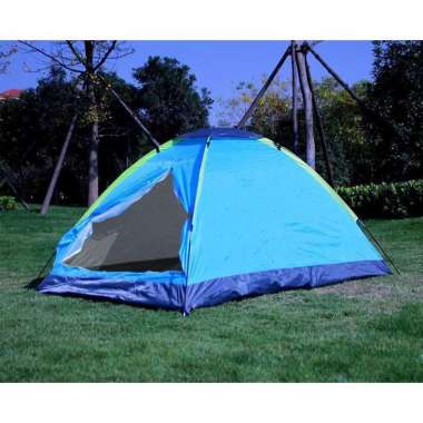 Tenda Camping Double Layer Door - Blue
