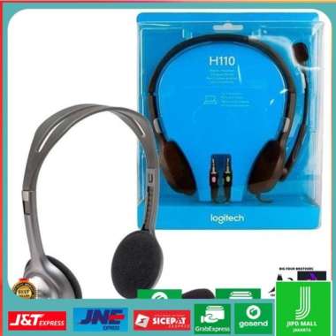 Headset Headphone Earphone Logitech H110 With Mic 118108