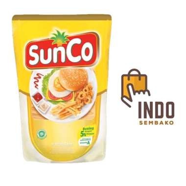 Minyak Goreng SunCo 2 Liter Dus Isi 6 Pouch / Minyak Goreng SunCo 2 Liter dus 6 / SunCo 2 Liter Refi