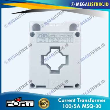 Fort Current Transformer 100/5A MSQ-30 / CT Panel Meter 100 Ampere / 100A MSQ30