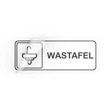 Wastafel Stiker - Stiker Dinding - Wastafel Hitam