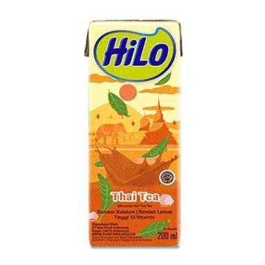 Promo Harga Hilo Ready to Drink Thai Tea 200 ml - Blibli