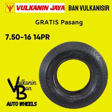 Ban Truk 7.50-16 14 PR Vulkanisir Kembang Kasar