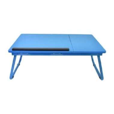 Meja Lipat / OXY FOLDING TABLE / Meja Laptop Biru
