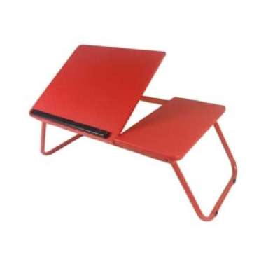 Meja Lipat / OXY FOLDING TABLE / Meja Laptop Merah