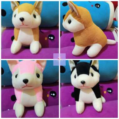 Boneka Kucing Mini Lucu Ukuran S 22cm Random