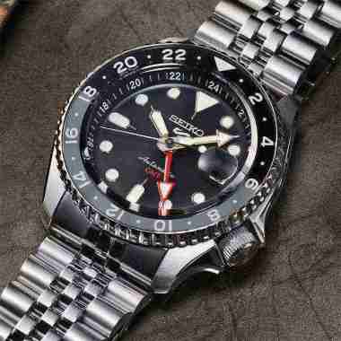 SEIKO 5 SPORTS SSK001 Black Grape GMT SKX RE-Interpretation SSK001K1 Original Jam Tangan Pria