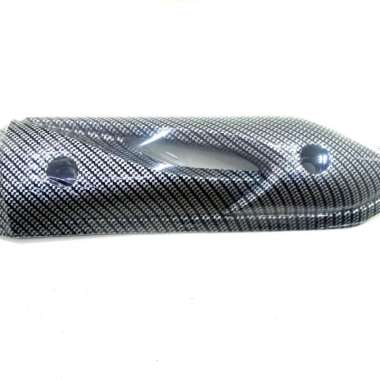 Tutup knalpot beat karbu karbon