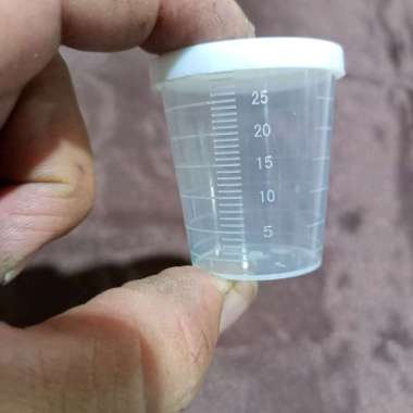 Gelas Takar 30 ml / Gelas Ukur 30 ml + tutup