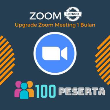 Sewa Zoom Meeting Pro 1 Bulan 100 Peserta Bulanan (30 Hari)