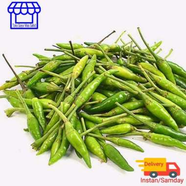 Cabai Rawit Ijo Cabe Rawit ijo Kecil 100 gram