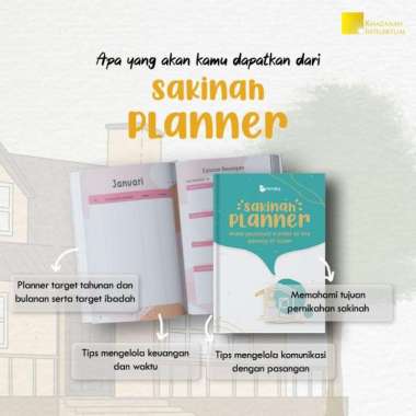 Paket Buku Pernikahan Islam Islami - SAKINAH Planner TILL JANNAH
