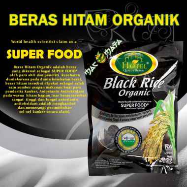 Beras Hitam HOTEL 800gr - Black Rice Organik - Beras Organik Hitam - BERAS HOTEL Organik Hitam - Sup