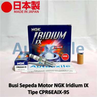 Busi Motor NGK IRIDIUM IX CPR6EAIX-9S Japan Blade FI Revo Absolute Fit AT CW 110cc