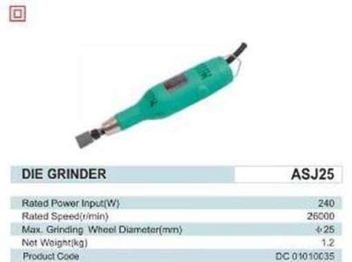 DIE GRINDER ASJ25 DCA