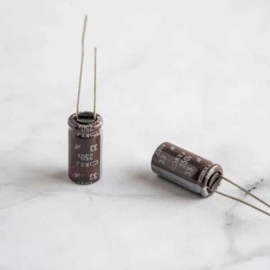 Kapasitor Elco 33uf - 250v 33uf250v 33uf/250v Capacitor