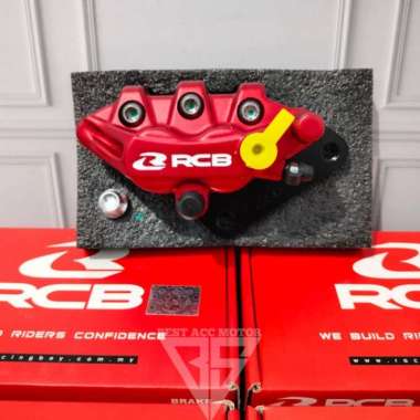 KALIPER RCB MX KING RX KING VIXION R15 V2 XABRE KALIPER RCB 2 PISTON Merah Warna