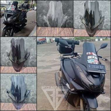WINDSHIELD VISOR ALL NEW PCX 160 HITAM SMOKE Warna