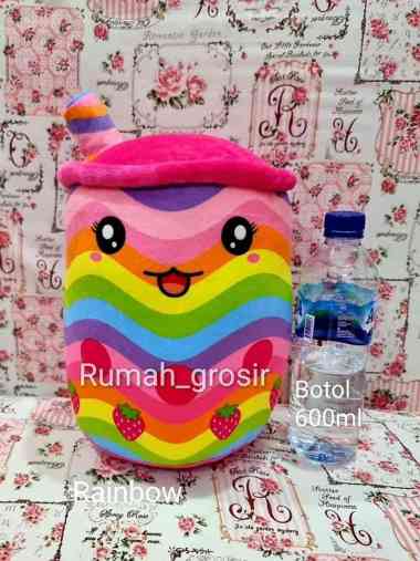 Boneka Bubble Boba Milk Tea Brown Sugar BOBA RAINBOW