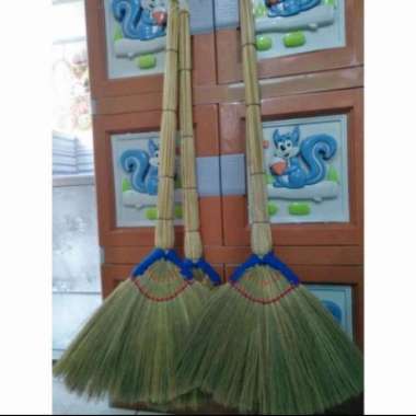 sapu lantai ijuk gagang rotan rayung GAGANG ROTAN