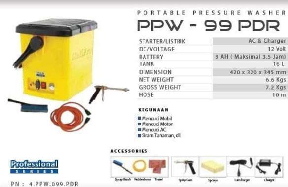 Portable Pressure Washer MultiPro PPW-99 PDR