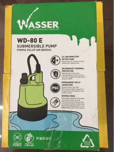 Submersible Pump / Pompa Air celup Wasser WD-80 E