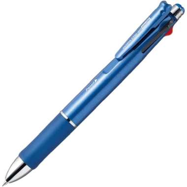 Zebra Clip-On Multi 1000 0.7 mm 4 Color Ballpoint Pen + Pencil Blue