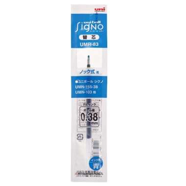 Refill Uni Signo UMR-83 0.38 mm Isi Ulang Gel Pen Blue