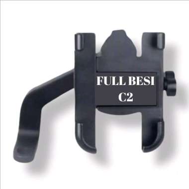 Holder HP Motor Untuk Di Spion Holder HP motor C2 Bahan full Besi.