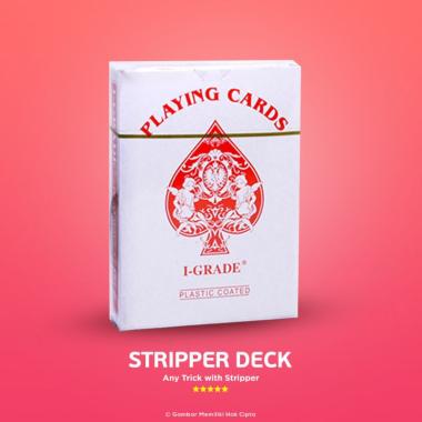 Uzop Magic Shop Stripper Deck Alat Sulap