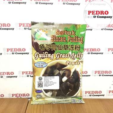 Happy Grass - Serbuk cincau puding/ guiling grass jelly powder(110 gr)