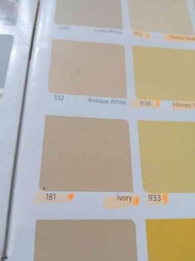 Cat Tembok 181 Ivory Cream Krem Vinilex 5 kg Interior Dinding Rumah