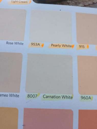 Cat Tembok 8007 Carnation White Putih Vinilex 5 kg Interior Dinding