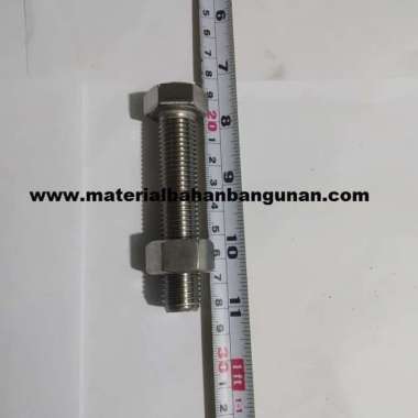 GROSIR Bolt Nut Stainless Diameter m16 Panjang 8 cm Sekrup Pengikat