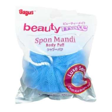 BEAUTYMATE LUXE #22202 BAGUS / SPON MANDI / BODY PUFF SHOWER PUFF BAGU