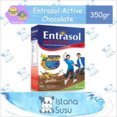 Promo Harga Entrasol Active Susu Bubuk Chocolate 360 gr - Blibli