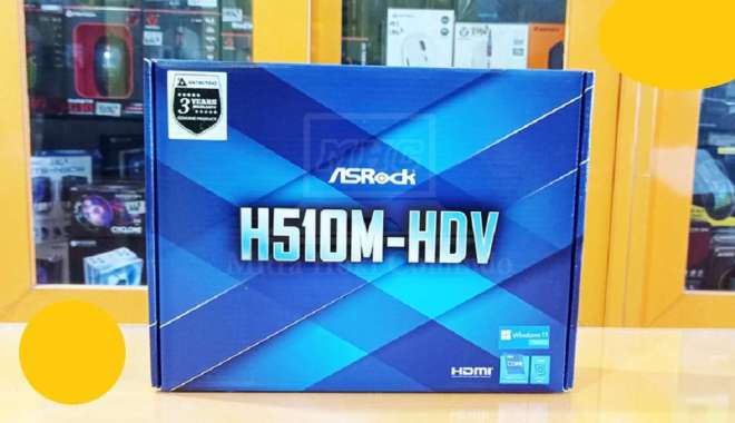 MAINBOARD / MOTHERBOARD ASROCK H510M HDV LGA 1200