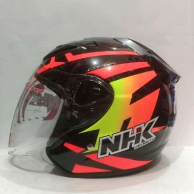 HELM NHK R6 GP EDITION RYUSEI #2 BLACK HELM HALF FACE M BLACK