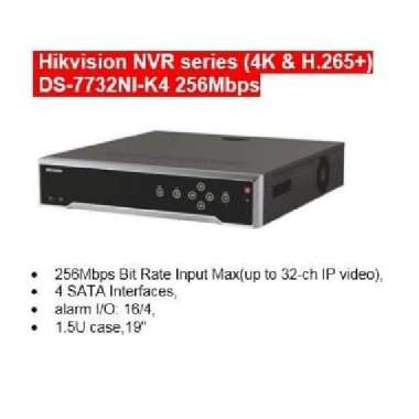 NVR Hikvision 4K dan H265 DS-7732NI-K4