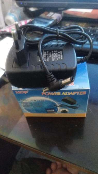 adaptor 9v 1a adaptor 9volt 1a double jack